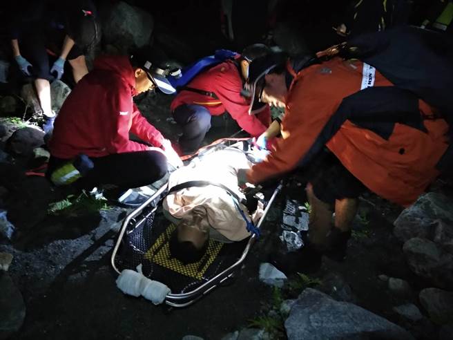 邱姓男子失踪40天后被找到，并奇蹟式活了下来。（和平警分局提供／陈淑娥台中传真）