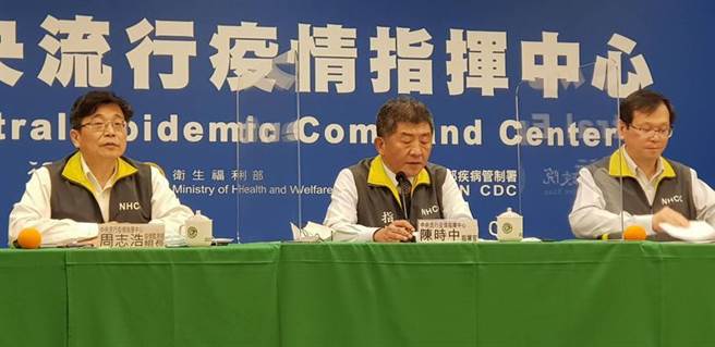 （卫福部长陈时中(中)。图／郭建志）