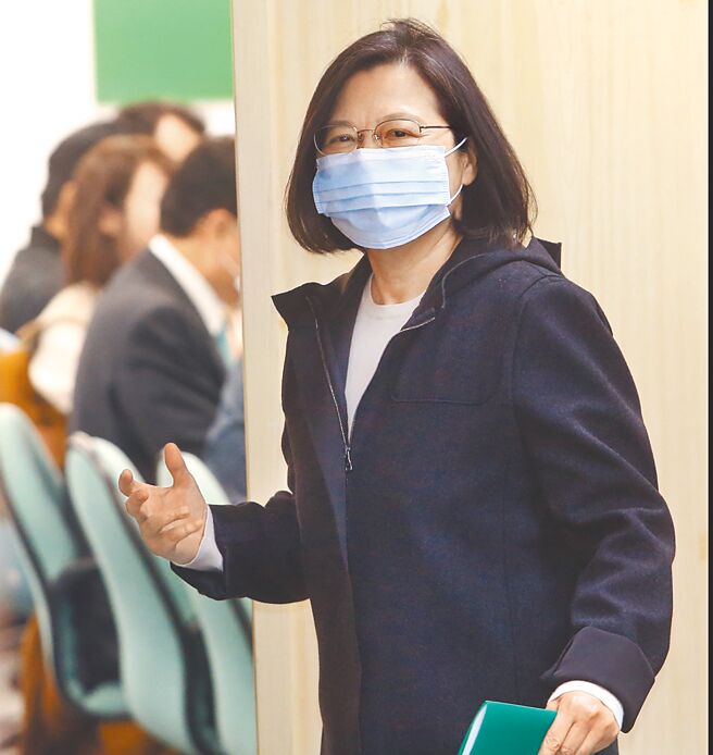 蔡英文总统（资料照，范扬光摄）