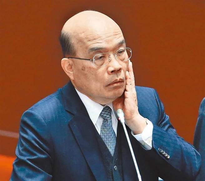 NCC不予中天新闻台换照，外界质疑全案是由行政院长苏贞昌主导，对此，苏贞昌赴立院接受质询表示，，完全是把事情混淆，嫁祸栽赃给他，他重申不可能介入。（报系资料照）