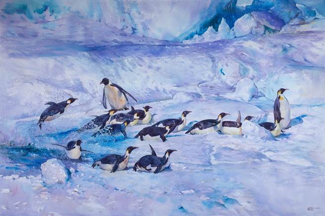 海科馆南极生态展开幕 李鸿源、张晓风出席揭幕。（海科馆提供／吴康玮基隆传真）