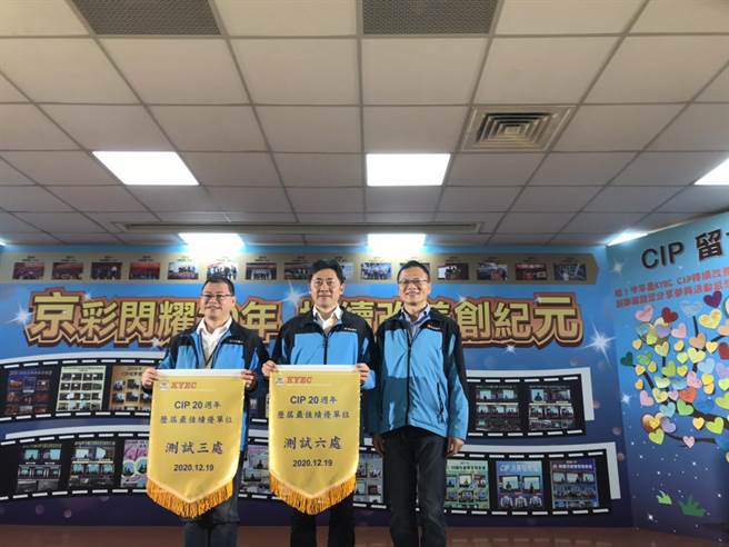 苗栗半导体大厂京元电子19日举办持续改善专案竞赛20周年发表会。（京元电子提供／巫静婷苗栗传真）