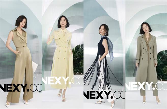 王珞丹穿上時裝詮釋 NEXY.CO 2021春夏大片。（圖／摘自微博@王珞丹）