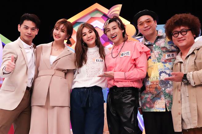 影视歌三栖的Ella陈嘉桦化身偶像导师，在《同学来了》大谈A咖大小事。(图／中天综合台提供）