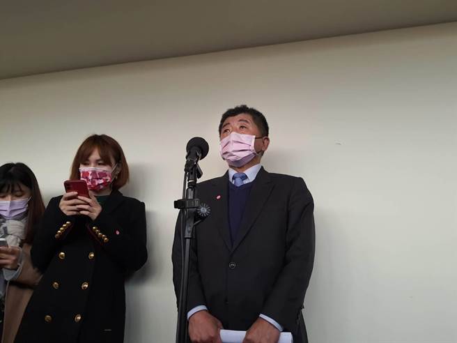 卫福部长陈时中。（陈人齐摄）