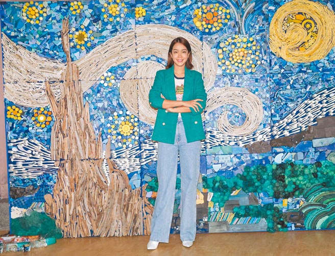 大霈昨出席「热青年互动展」讲座，分享自身演艺经歷。（卢祎祺摄）