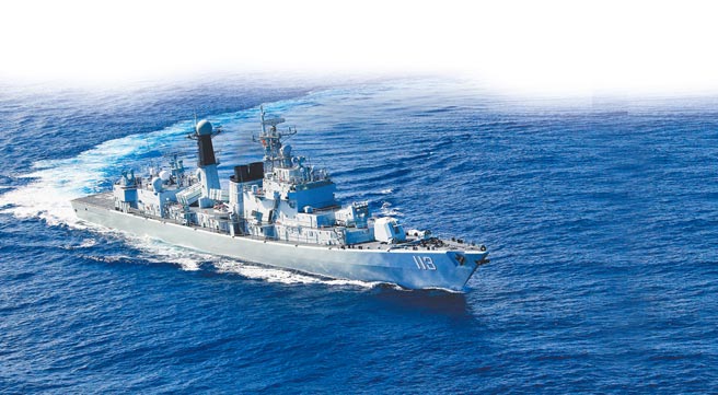 解放军054A型护卫舰「临沂号」。（新华社资料照片）
