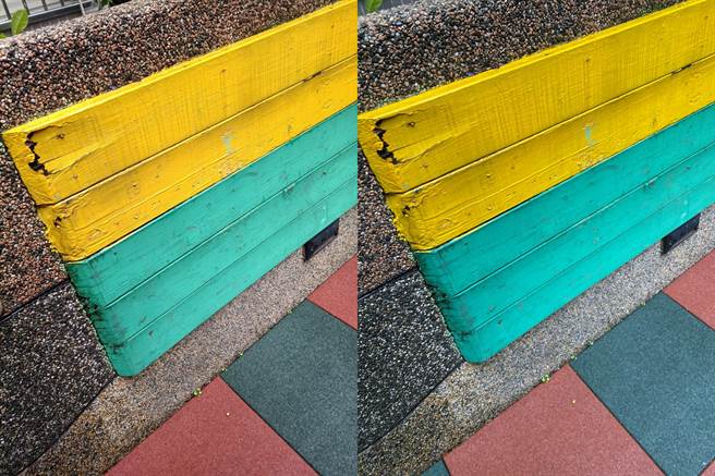 realme X7 Pro与iPhone 11 Pro Max(右）的日间实拍对比（3）。（黄慧雯摄）
