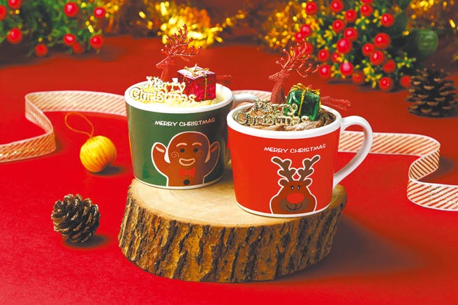 爱买耶诞蛋糕杯，1入89元、2入159元。（爱买提供）