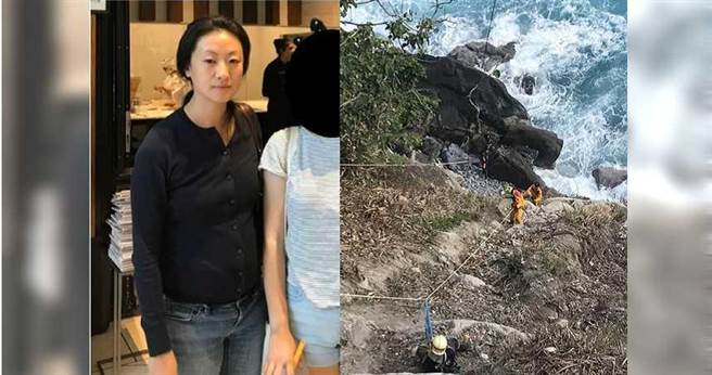 刑事局会同花莲警方，针对太鲁阁到松雪楼这段路程，找搜救人员垂吊下百公尺悬崖进行搜索，花了两天还是没找到古女。（图／读者提供）