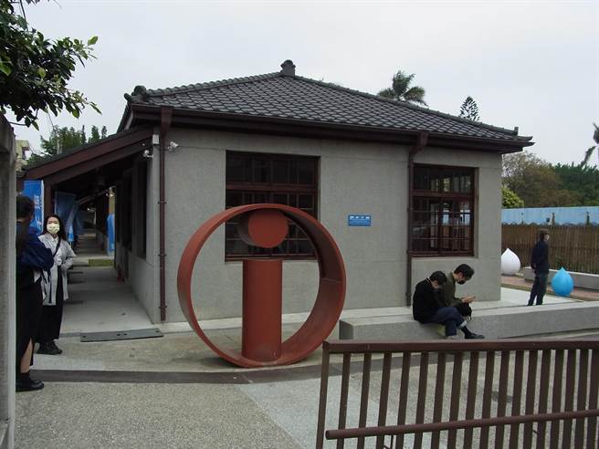 云林县北港镇自来水厂歷史建筑群经活化，成为打卡新亮点。（张朝欣摄）