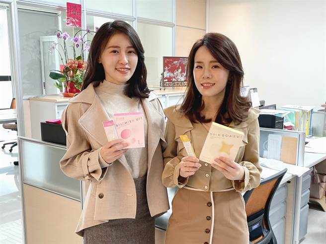 保健品生力军「美日觉醒」创办团队Jenna(左)和Sylvia(右)。(图/业者提供)