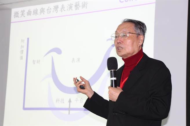 为打造台湾文化科技体验经济，文化科技发展联盟召集人暨科文双融董事长施振荣表示，未来将搭建文化与科技产业共创平台，推动艺文展演数位创新生态。图／施先生办公室提供