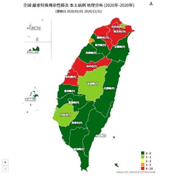 å…¨å°æœ€æ–°ç¢ºè¨ºåœ°åœ–æ›å…‰æœ¬åœŸç ´åŠŸ å½°åŒ–ä»¥åŒ—ç´…è‰²è­¦ç¤º ç