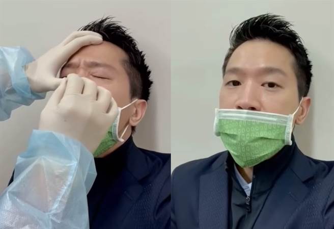 民进党立委何志伟传身体不适，昨赴医院快筛。（图／摘自何志伟脸书）