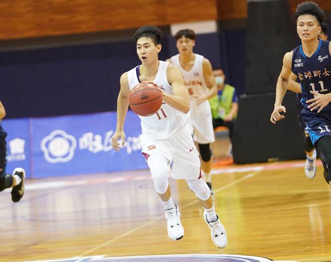 辅大杨承翰今天攻下19分建功。（大专体总提供）