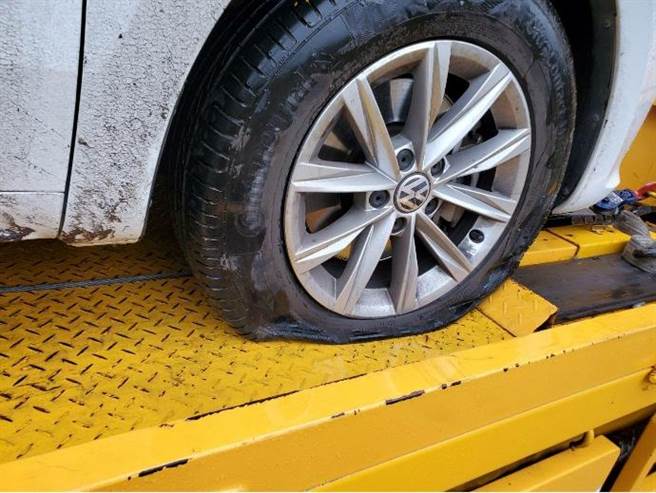 台裔美籍38歲古姓女子與61歲加拿大籍丈夫在2019年同遊台灣後，古女卻離奇失蹤1年。兩人自駕旅行時行經台東車輛爆胎，車廠業者對他的印象非常深刻。（民眾提供／蔡旻妤台東傳真）