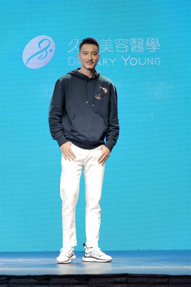 王阳明为医美品牌站台。（久明美容医学提供）