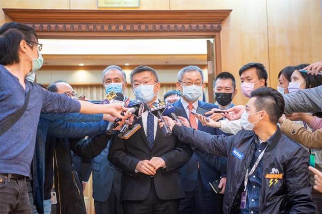 图为立法院副院长蔡其昌受访一景。图／立法院副院长蔡其昌国会办公室提供