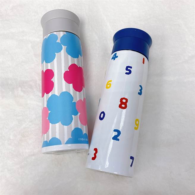 冬天保温瓶在手，幸福感就有，一次推出两种图案，满足不同风格的你。（邱映慈摄）