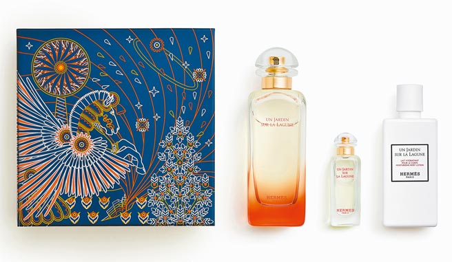爱马仕舄湖花园香水礼盒，4650元。（爱马仕提供）