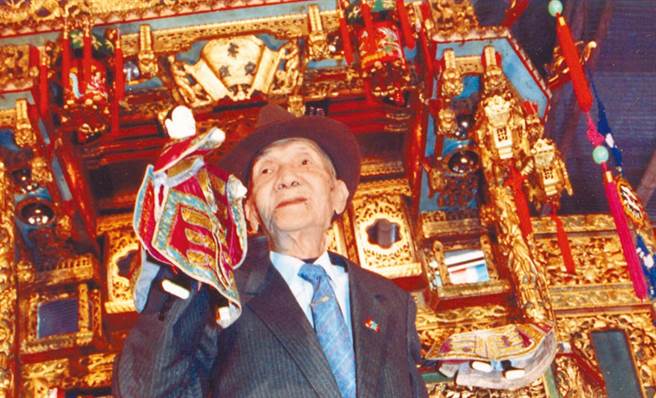 台灣布袋戲大師李天祿。（資料照）