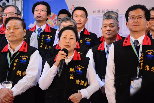 县长徐榛蔚就职2年谈政绩、花莲愿景。（王志伟摄）