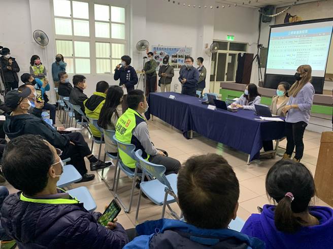 开发商德能集团今日下午在万里区举办第二场北海岸离岸风电建设说明会。（王扬杰摄）