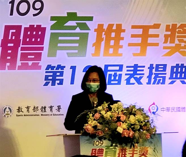 总统：国家运动园区第三期计画  协助选手备战。曾薏苹摄