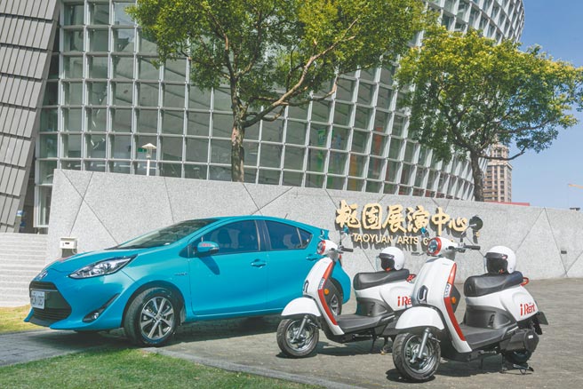 iRent为全臺唯一同时提供共享汽机车服务的平台，汽车营运范围遍及全臺，机车则遍布六都。图／业者提供