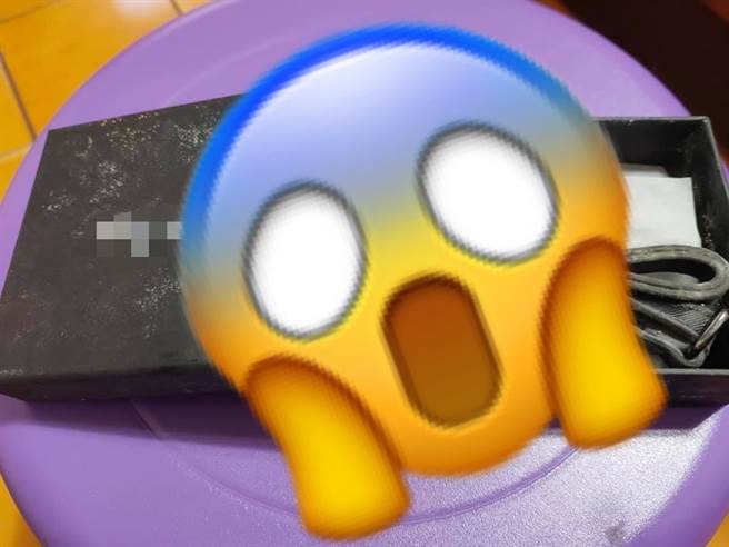 林姓網友在知名電商平台網購，收到商品時卻發現已發霉，且霉斑佈滿商品及外盒，讓他相當傻眼。(圖/林姓網友授權提供)