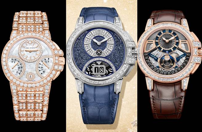 有别于今年其他腕表作品的璀璨缤纷，Ocean系列表款看似低调却不失奢华，如琴键般黑白交织，展现潮流时尚风格。（图／品牌提供）