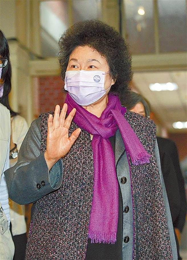 监察院长陈菊。（张铠乙摄）