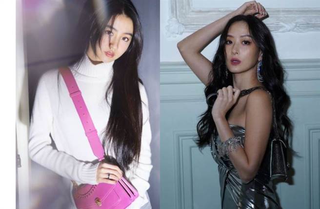日本女星木村光希（左）、时尚名媛孙芸芸纷纷在社群平台抢先亮相新一季包款，诠释出女性大胆无畏的魅力表现。（图／IG@koki、aimeeyunyunsun）