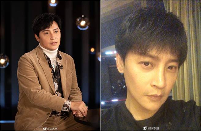 49岁陈志朋狂剷10公斤，瘦成帅气V脸、年轻有型。（图／取材自陈志朋微博）