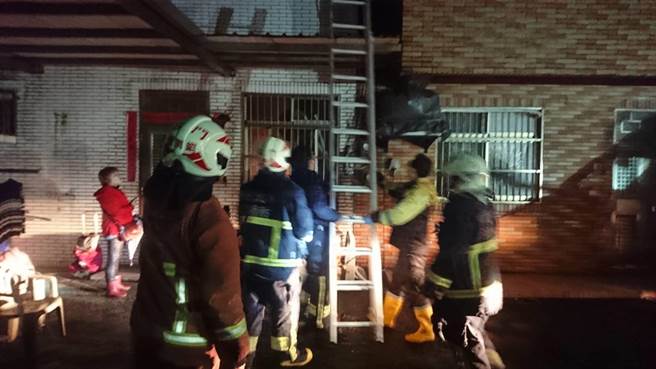 警消获报前往救援所幸虚惊一场。（金山警分局提供）