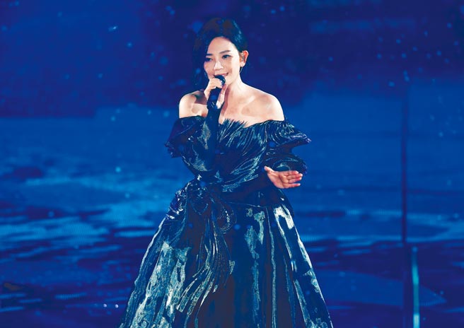 梁静茹相隔5年，昨晚再度攻蛋。（粘耿豪摄）