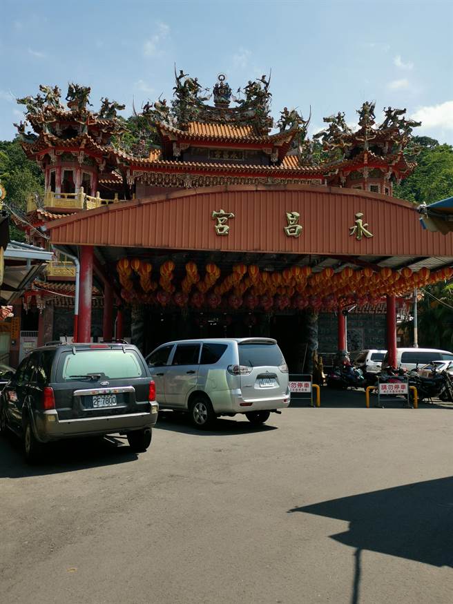 南庄事件大屠殺現場據考證可能發生在永昌宮前廣場。（謝明俊攝）