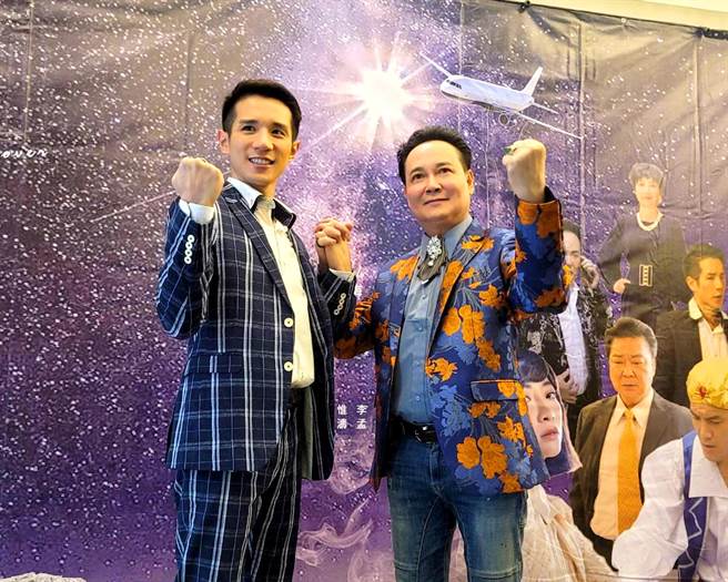 資深藝人孟飛從影50年，首度和兒子孟翔同台飆戲。(照片/游定剛 拍攝)