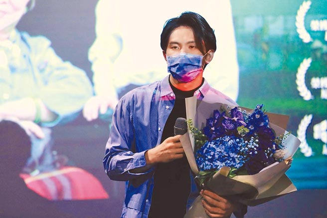 姚淳耀前天出席《亲爱的房客》粉丝包场最终场。（粉丝提供）