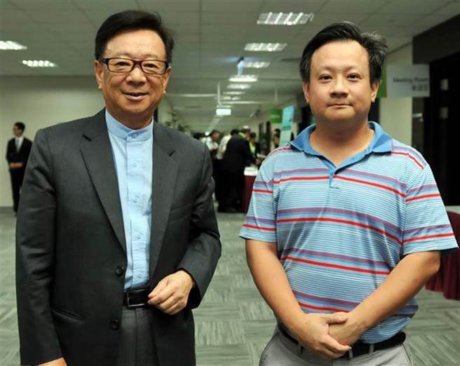 联电荣誉副董宣明智(左)之子宣昶有(右)离婚，台湾高等法院判决宣昶有须给付前妻王敏1112万元。（中时资料照）