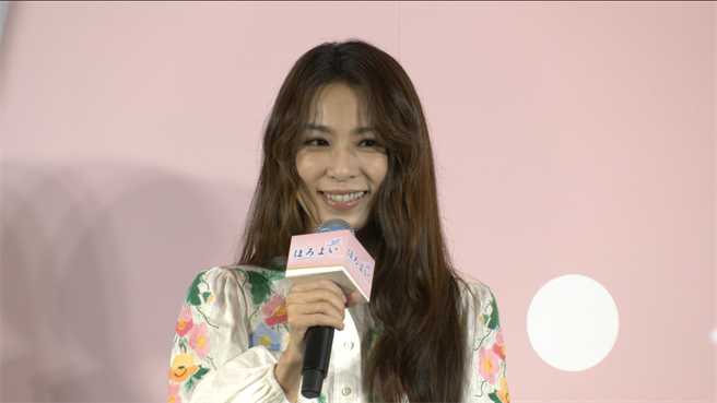 女星「Hebe」田馥甄今出席酒飲代言記者會。 (攝影／范佐意)