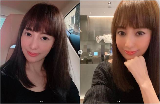 关颖剪浏海新髮型，被指撞脸狄莺。（图／翻摄自IG）