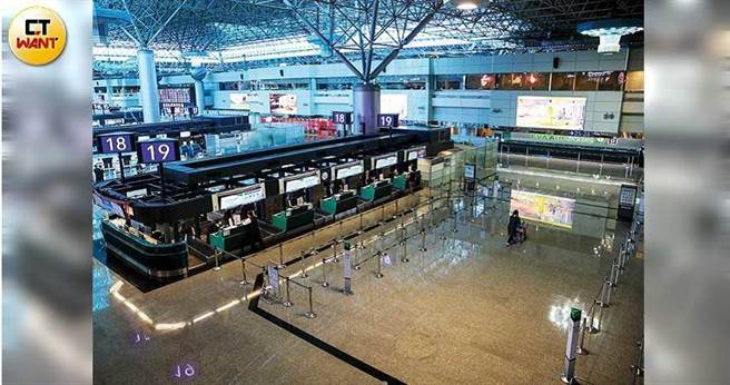 桃园机场防疫概况（图／郑清元摄）