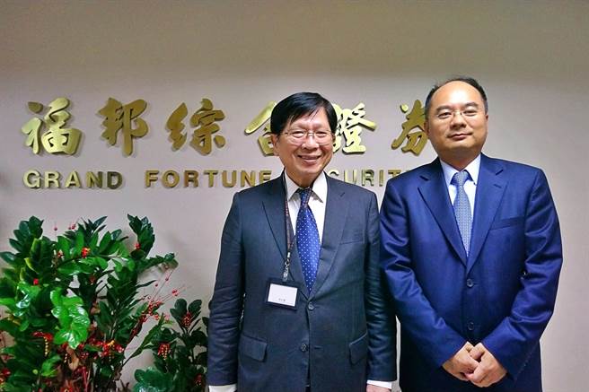 福邦证董事长林火灯(左)、总经理林瑛明(右)。（记者林资杰摄）