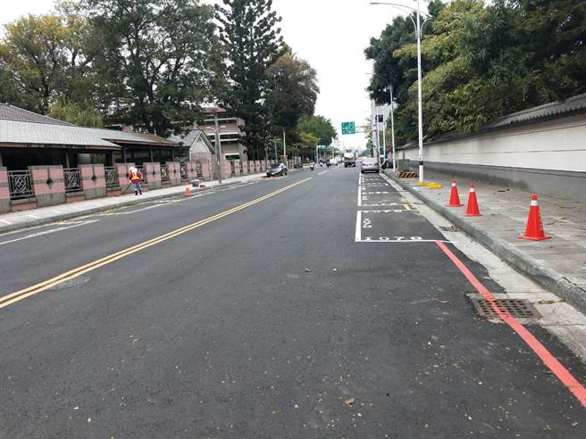 忠孝路恢復交通動線正常。（嘉義林鐵文資處提供）