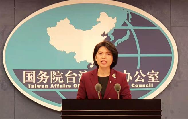 大陆国台办发言人朱凤莲。（蓝孝威摄）