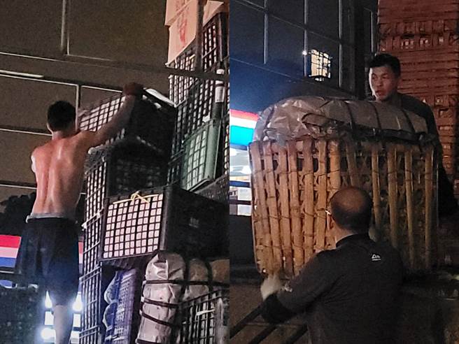 大货车运输搬运工，日薪约2300至2500元。(照片/游定刚 拍摄)