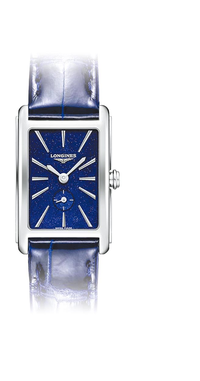 浪琴表DolceVita多情系列星空蓝女表，4万1500元。（Longines提供）