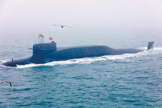 解放军海军战略核潜艇。（中新社资料照片）